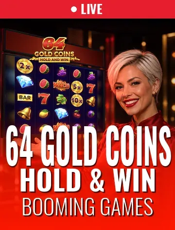 64 Gold Coins Hold and Win Live