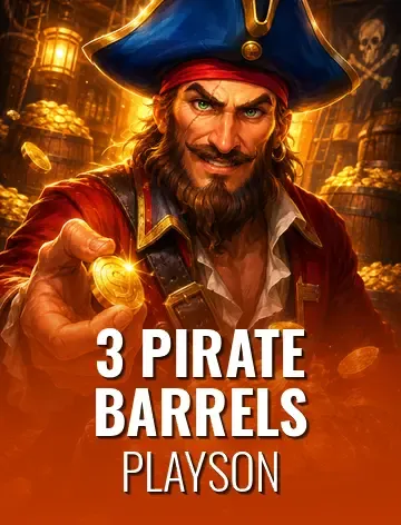 3 Pirate Barrels
