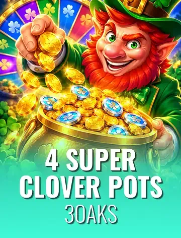 4 Super Clover Pots