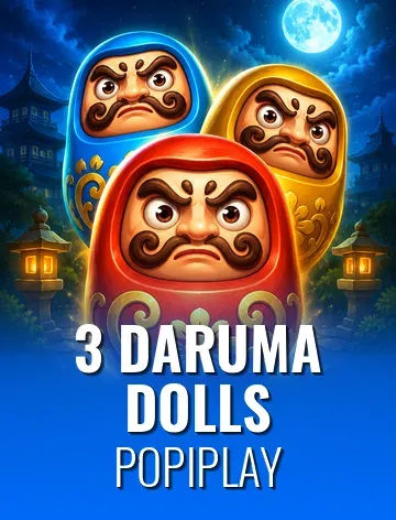 3 Daruma Dolls