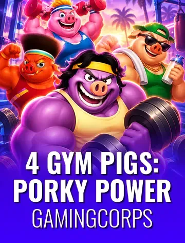 4 Gym Pigs - Porky Power