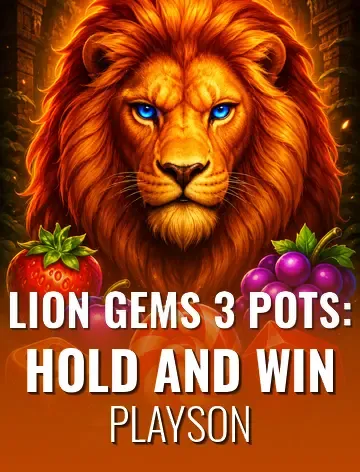 Lion Gems 3 Pots: Hold and Win