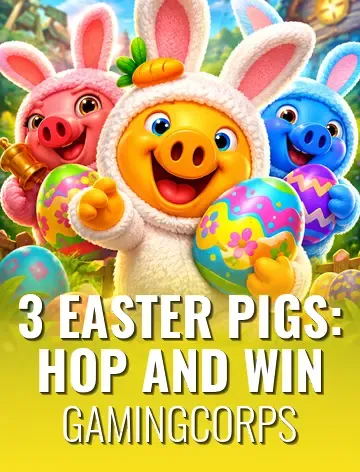 3 Easter Pigs - Hop and Win
